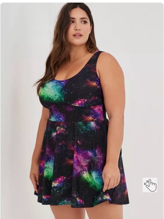 torrid Other - Torrid Wireless Long Length Scoop Swim Dress With Brief Size 2